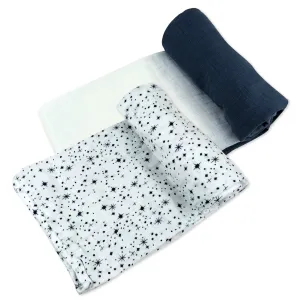 2-Pack Organic Cotton Swaddle Blankets