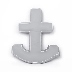 Anchor Cushion Grey | Anchor Shaped Cushion Grey