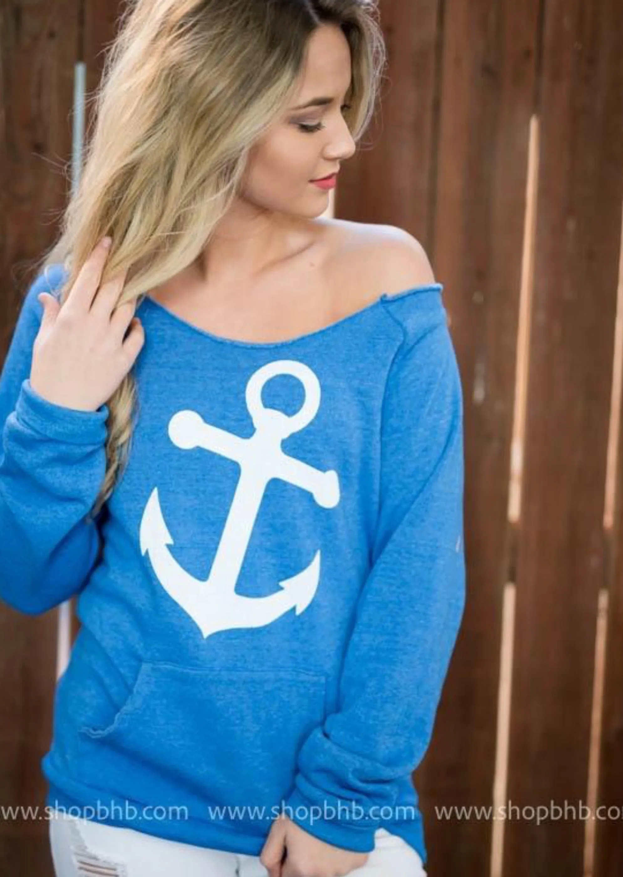 Anchors Away Slouchy Sweater** Final Sale