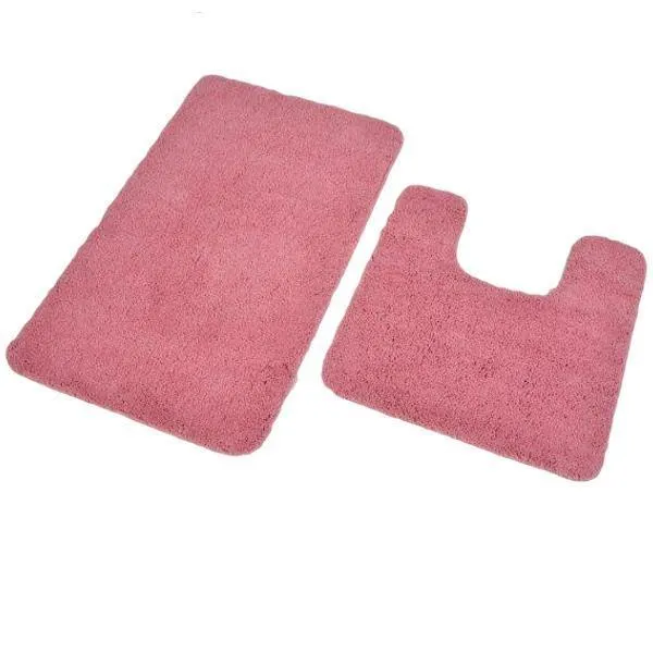 Antron Luxury Non-Slip Pedestal Mat - Pink