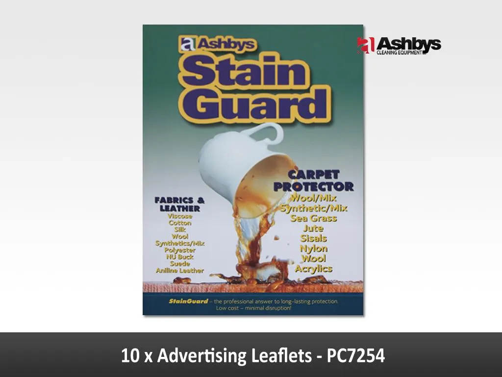 Ashbys Stain Guard WATER Based Stain Protector 5 Ltr - for Carpets, Rugs & Upholstery