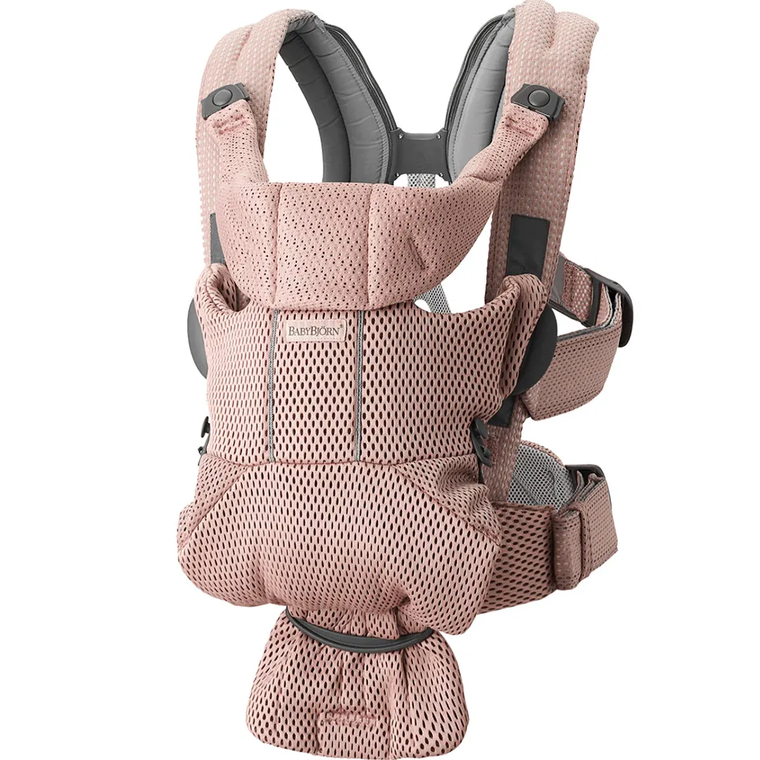 Baby Carrier Free, Dusty Pink, 3D Mesh   Cover