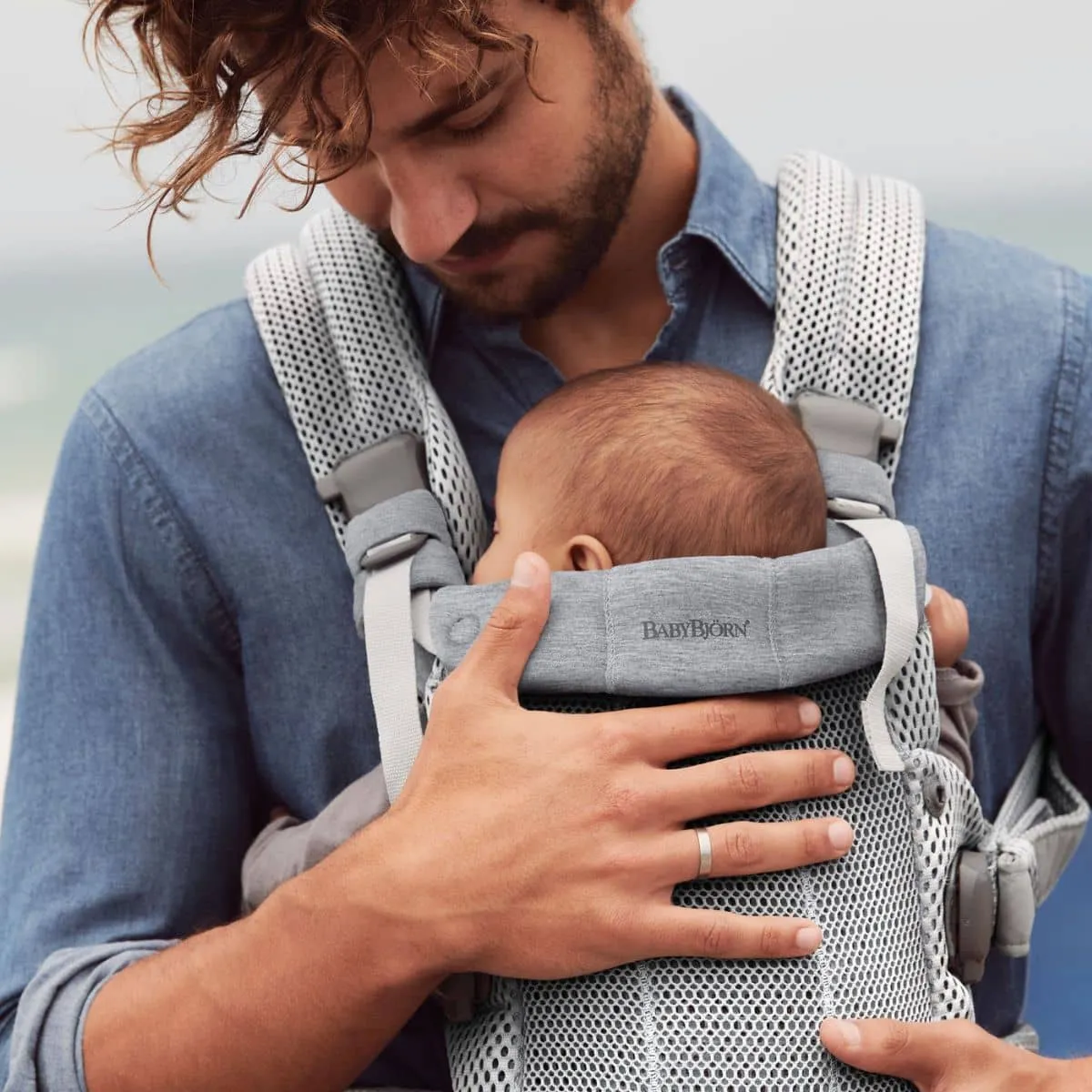 BabyBjorn Baby Carrier Harmony - Silver 3D Mesh