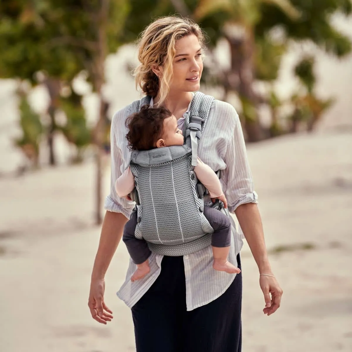 BabyBjorn Baby Carrier Harmony - Silver 3D Mesh