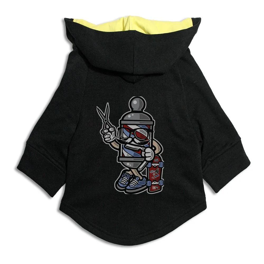 Barber Skater Cat Hoodie Jacket