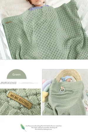 Blankets Knitted Swaddle Wrap 100*80cm