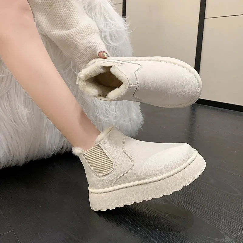 Blizzard Belle Plush Warm Boots