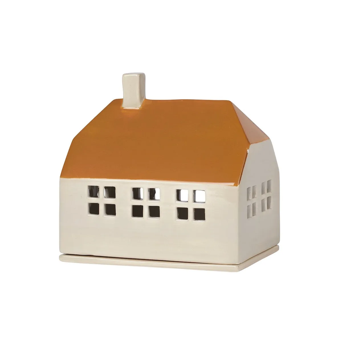 Bo Candle House - Golden Brown, Dolomite Ceramic