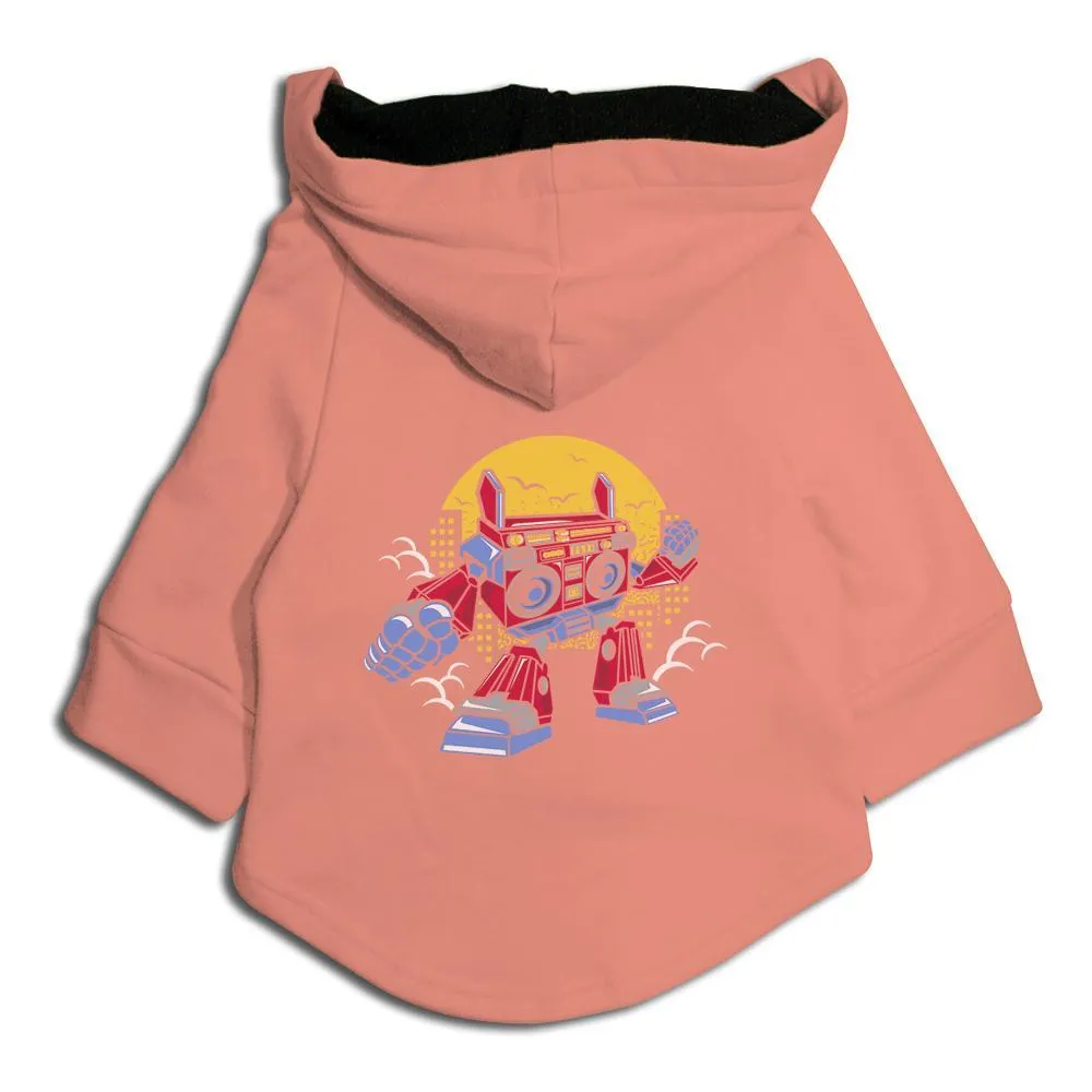 Boombox Robot Cat Hoodie Jacket