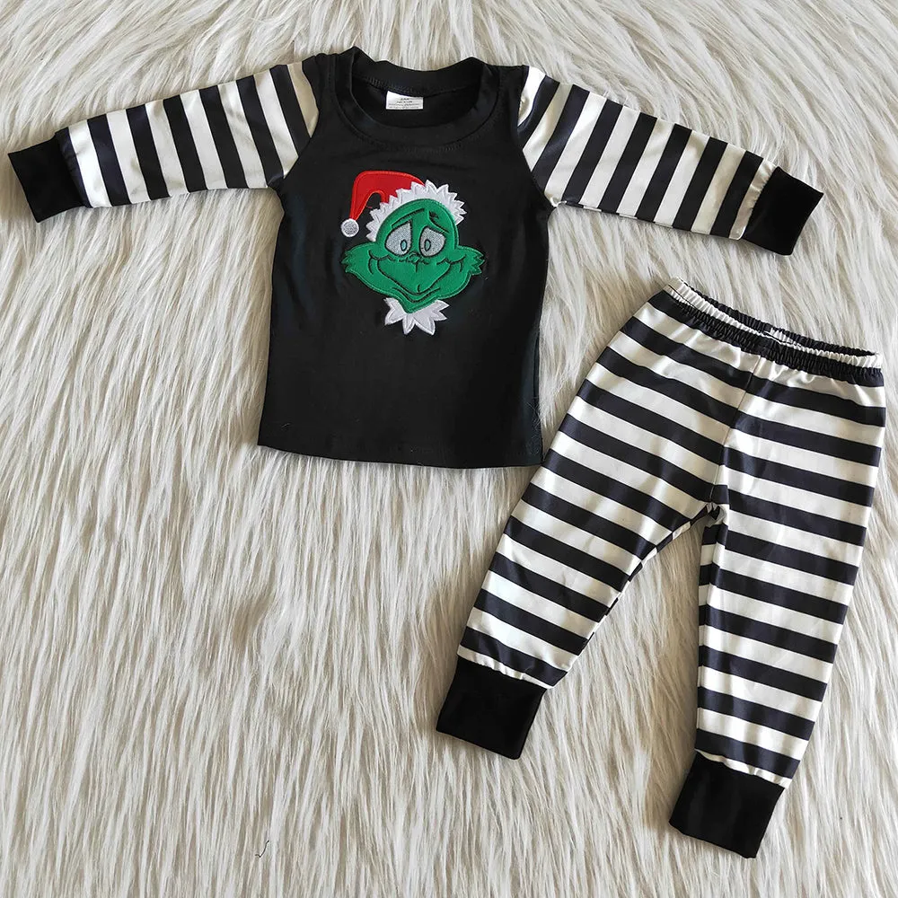 Boutique Kids Sibling Pajamas Christmas Sleepwear Sets Cotton 6 B13-17