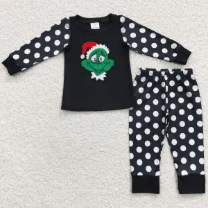 Boutique Kids Sibling Pajamas Christmas Sleepwear Sets Cotton 6 B13-17