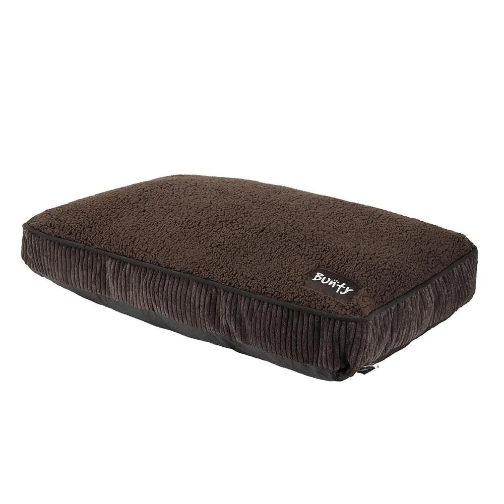 Brown Dog Bed - Small To XL Sizes - Fleece - Bunty Snooze