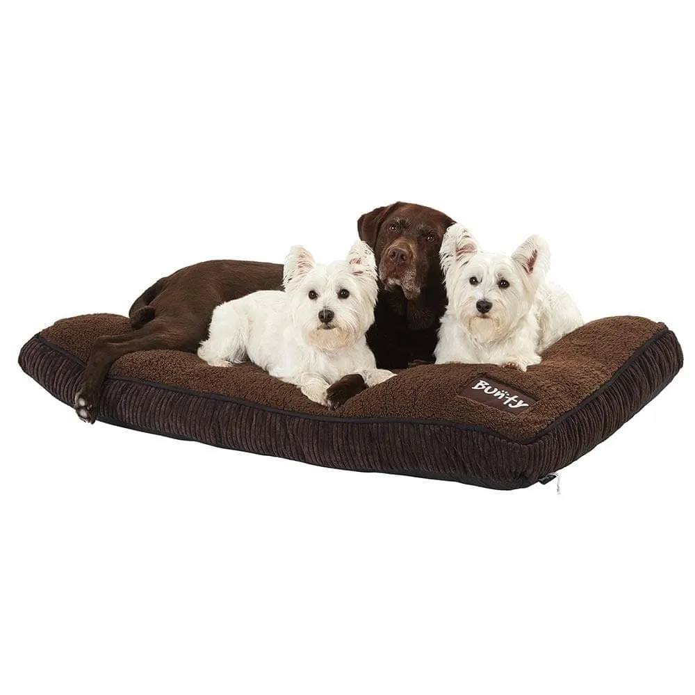 Brown Dog Bed - Small To XL Sizes - Fleece - Bunty Snooze