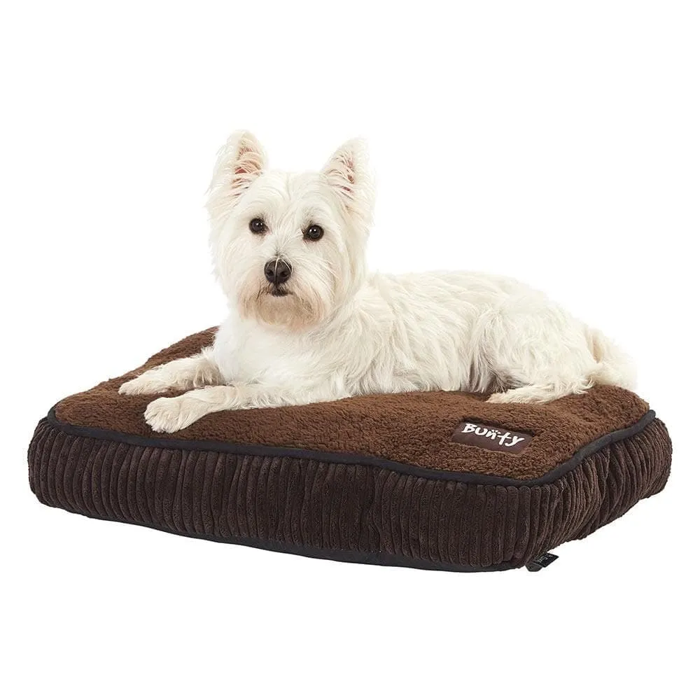 Brown Dog Bed - Small To XL Sizes - Fleece - Bunty Snooze