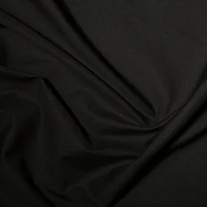 Cotton Blends Polycotton Plain Black