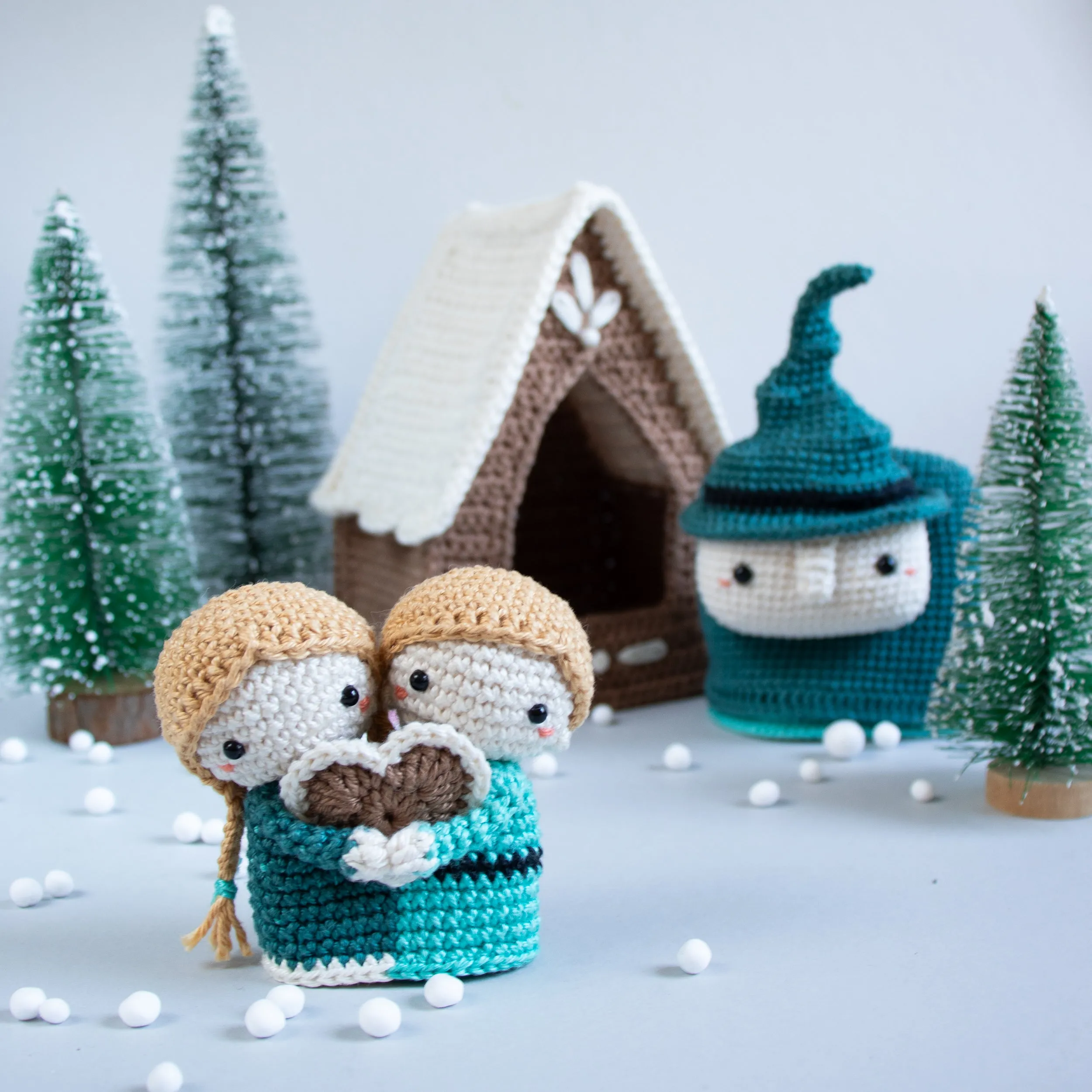 Crochet Kit . Hansel & Gretel . Matryoshka Toy