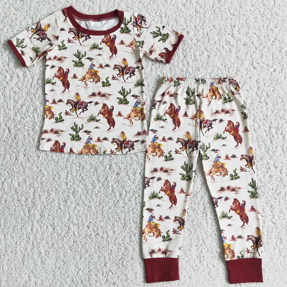 Cute Kids Pajamas Girls Boys Sleepwear Pajamas Set D4-14