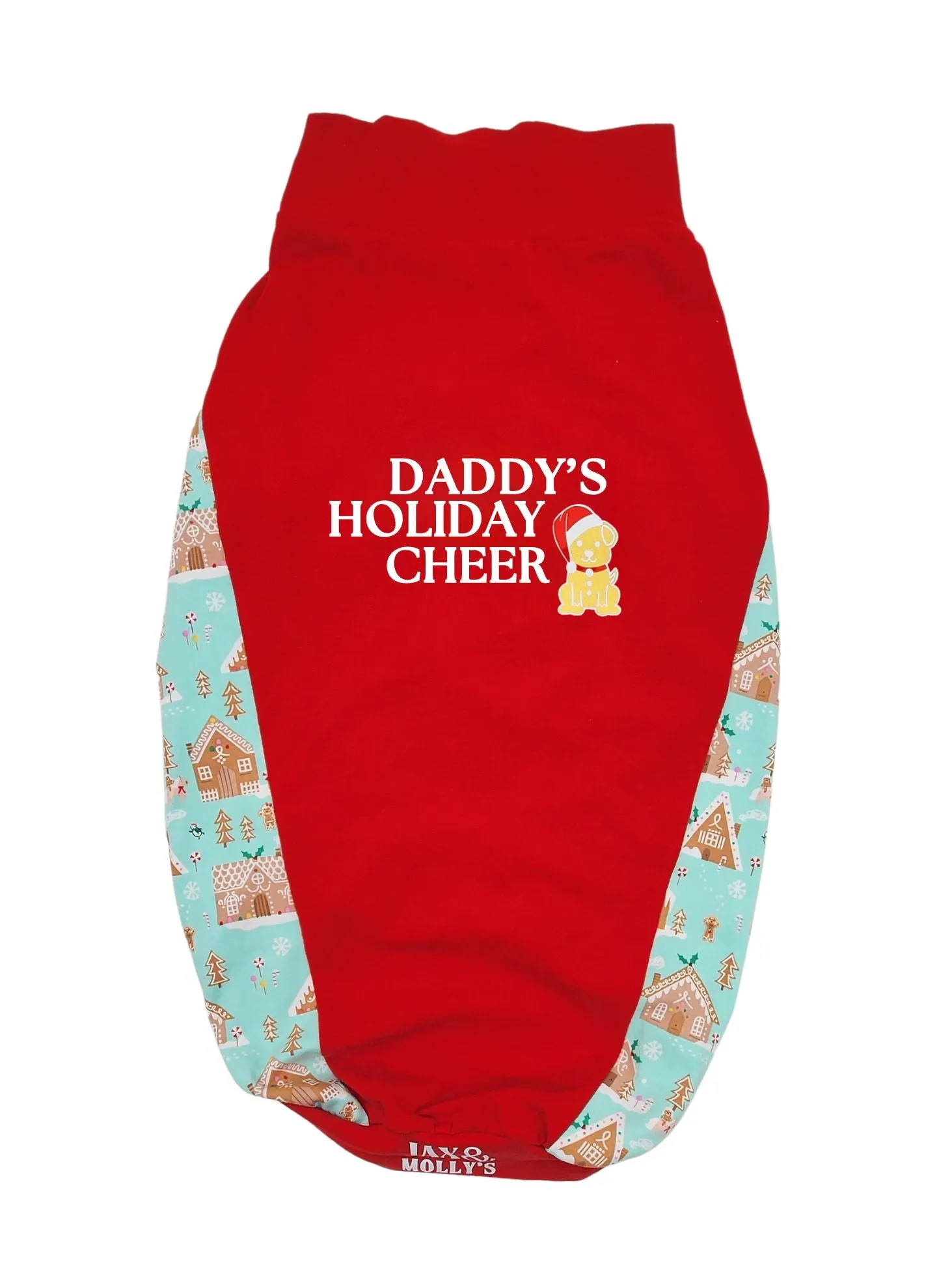 Daddy's Holiday Cheer Dog Tank | Custom Vinyl Print