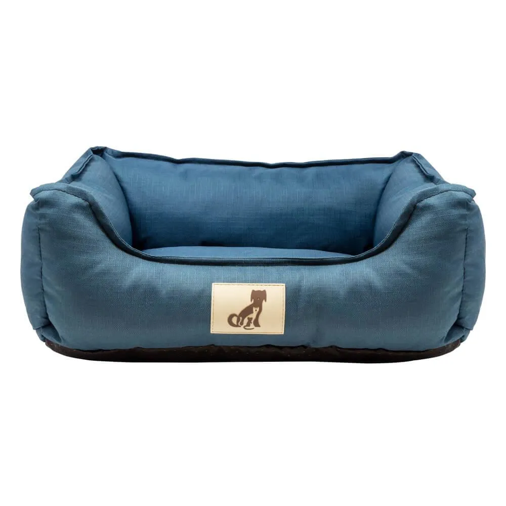 Dexter Waterproof Dog Bed Blue - Size S/M/L