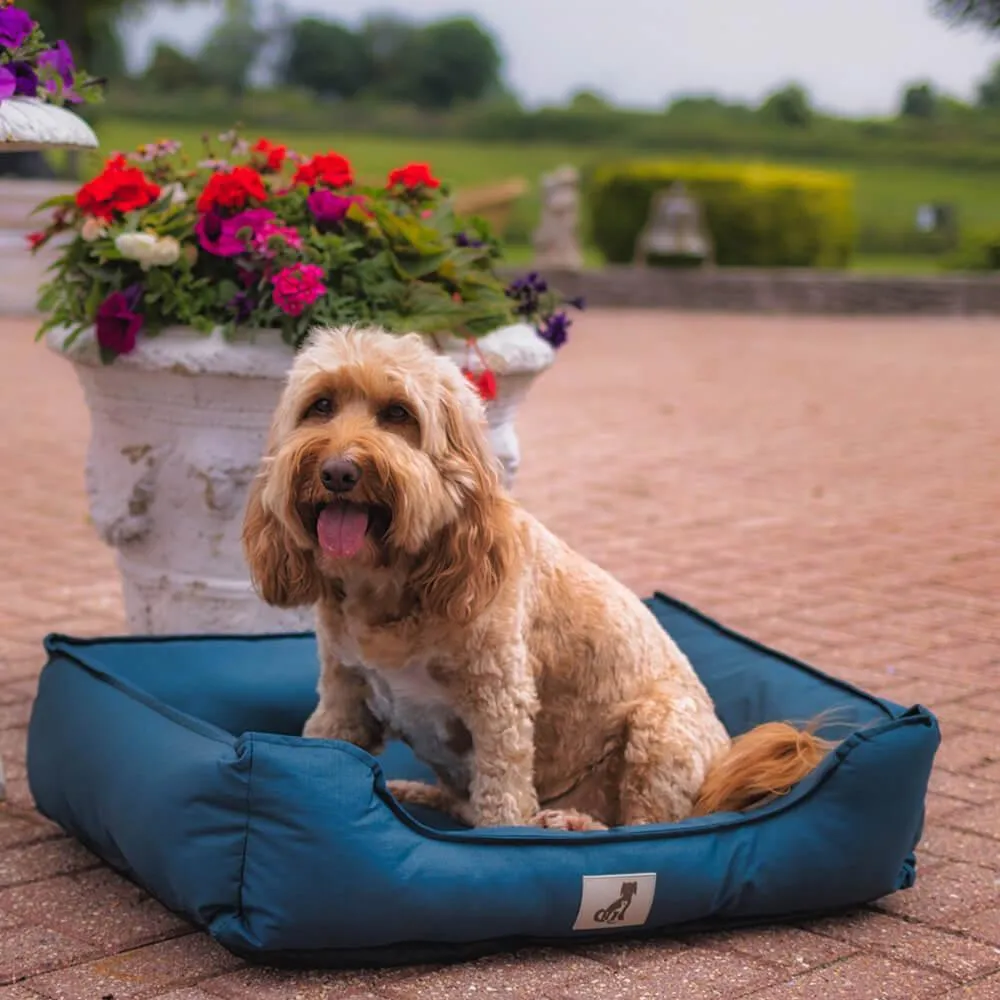 Dexter Waterproof Dog Bed Blue - Size S/M/L