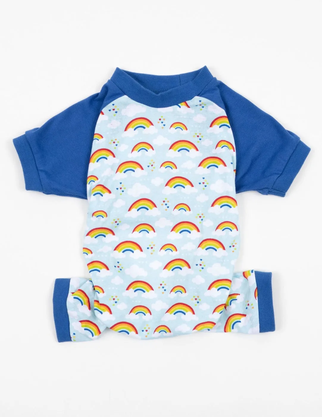 Dog Blue Rainbow Pajamas