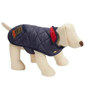 Elwin Navy Recycled Luxury Designer Dog Coat