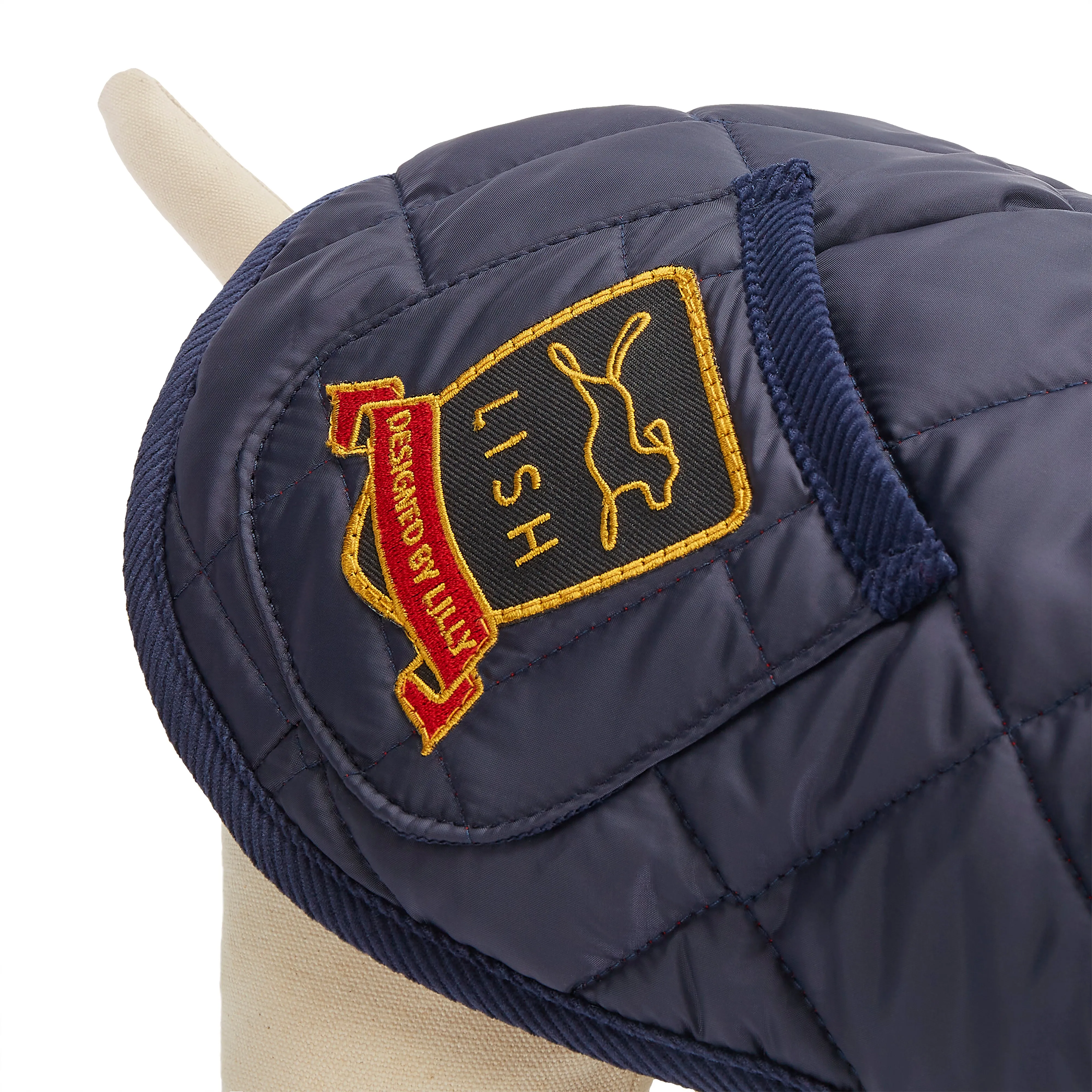 Elwin Navy Recycled Luxury Designer Dog Coat