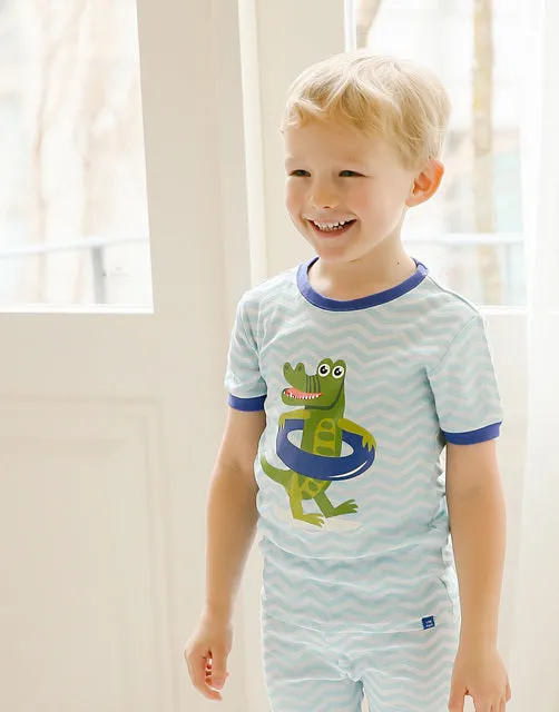 Gator Boy Short Sleeve Pajamas