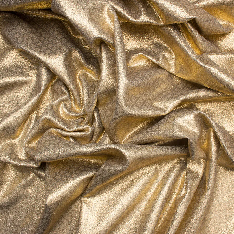 Gold Jacquard Laminated Polyester