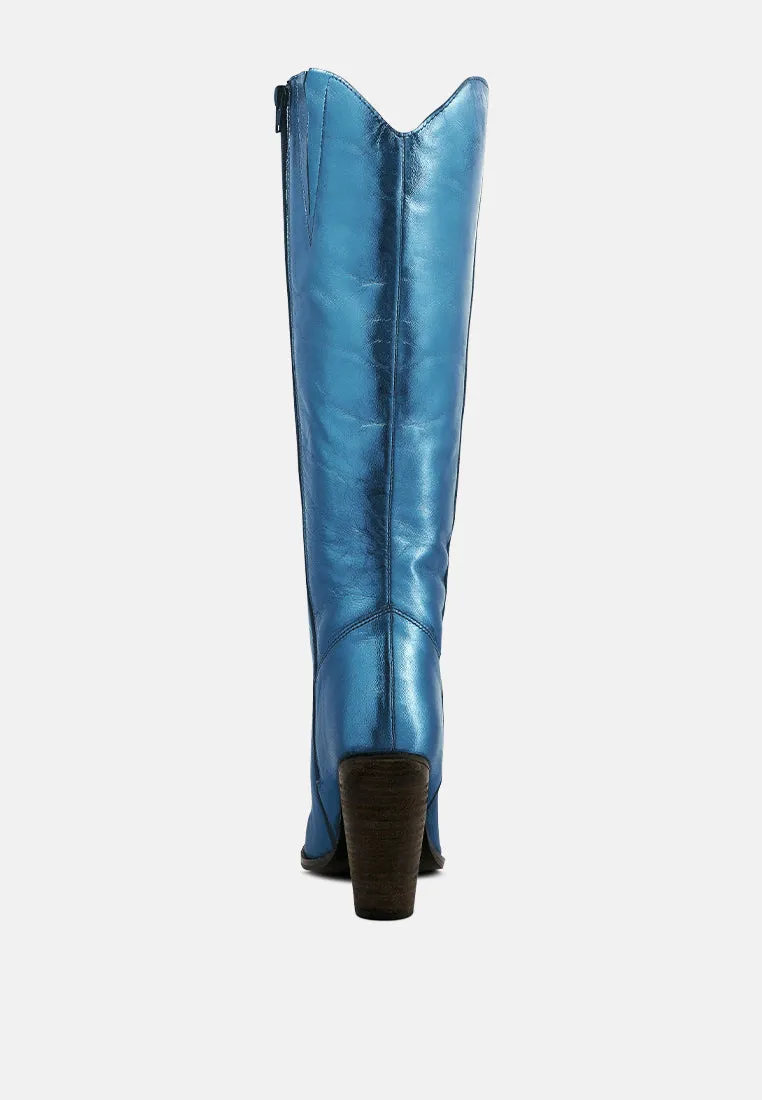 Great-Storm  Leather Calf Boots