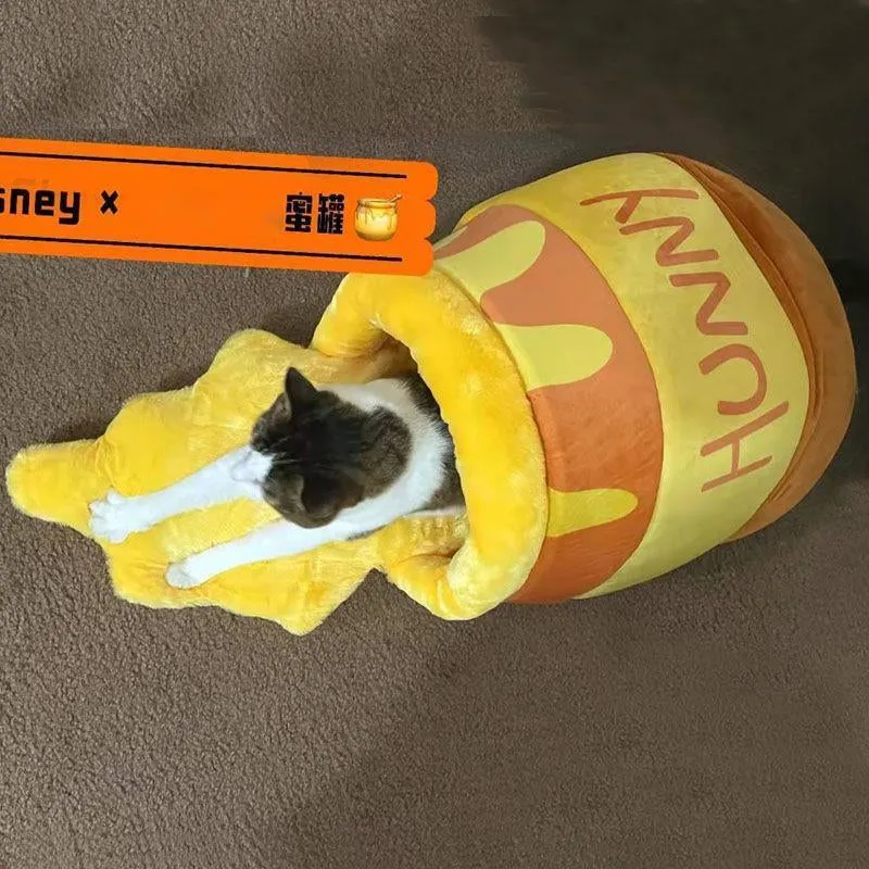 Honey Jar Cat Bed