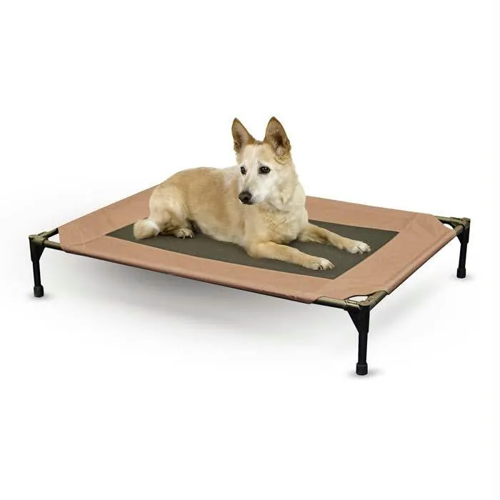 K&h Pet Products Original Pet Cot Replacement Cover Medium Chocolate 25" X 32"