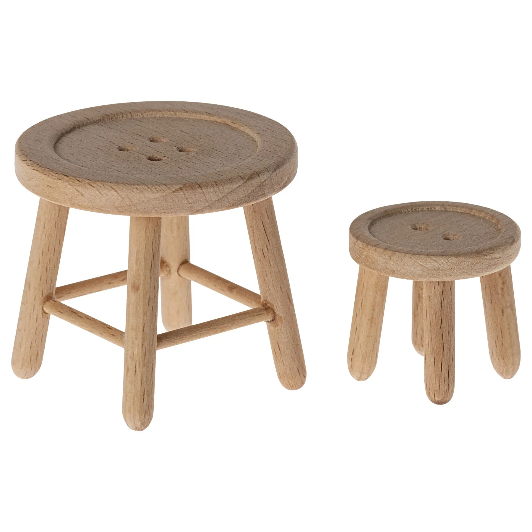 Maileg Table and Stool Set, Mouse Size