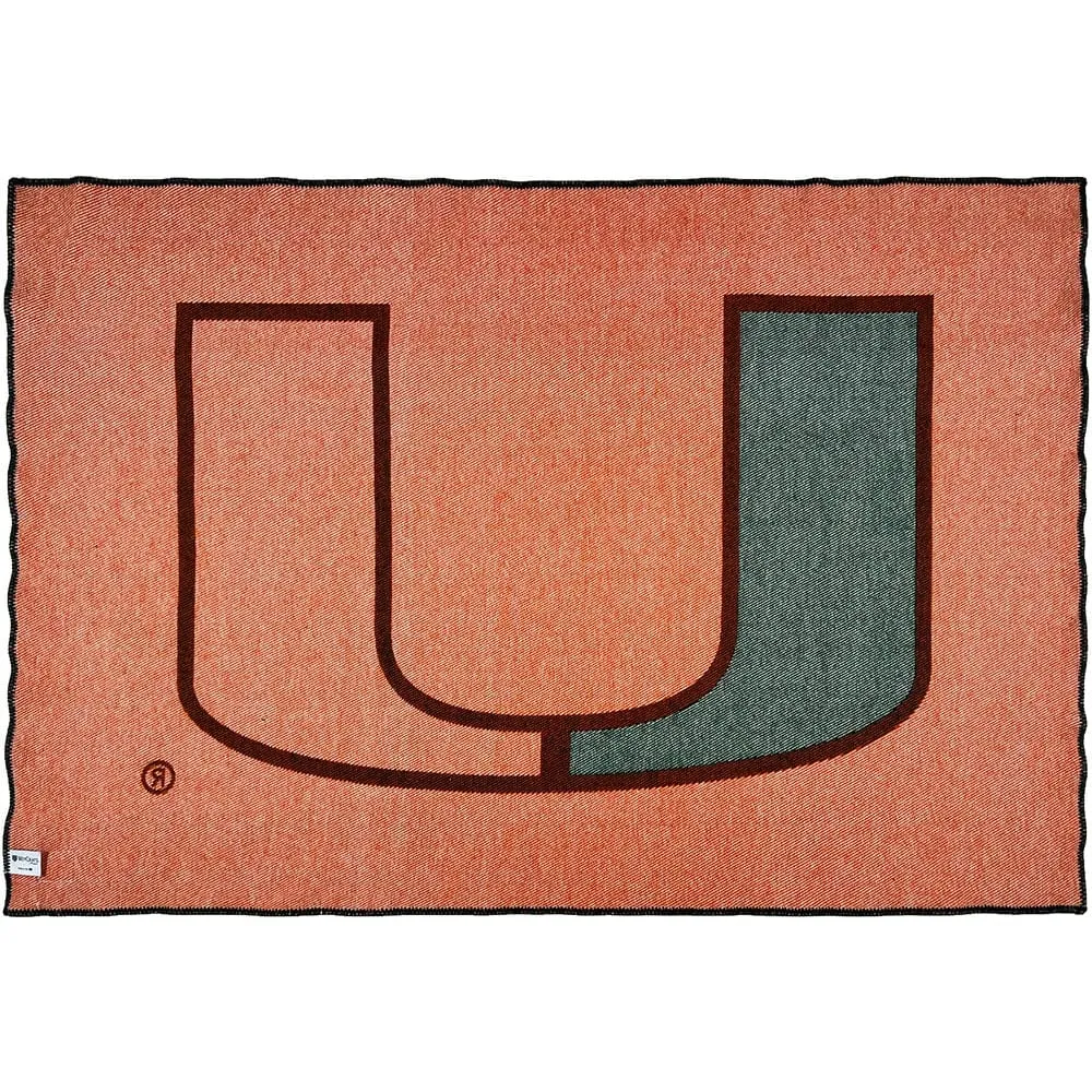 Miami Hurricanes Wool Throw