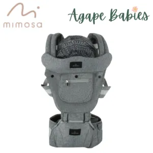 Mimosa Airplush 6-Way Hipseat Carrier -Wintry Grey