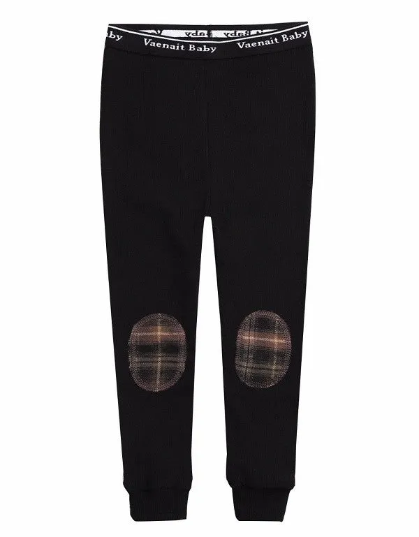 Mono Black Patch Long Sleeve Pajamas