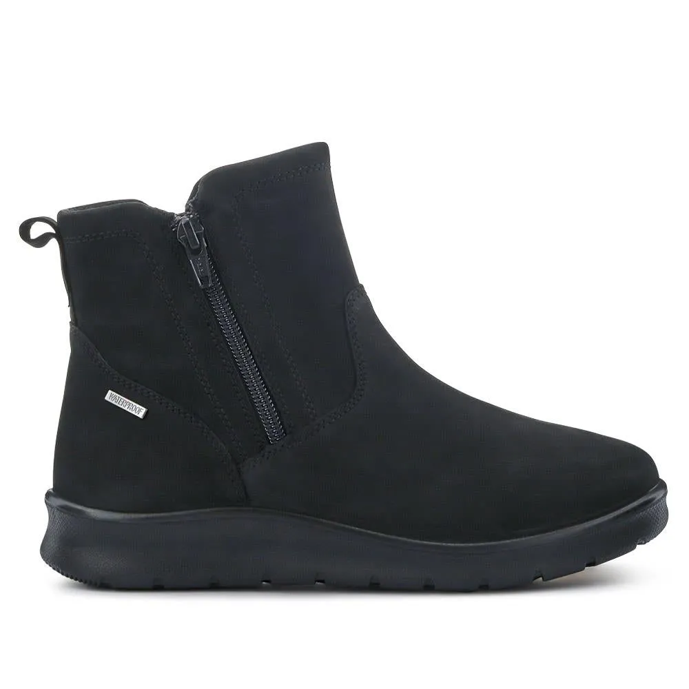 Newquay Waterproof Zip-Up Boots - NEWQUAY / 326 580