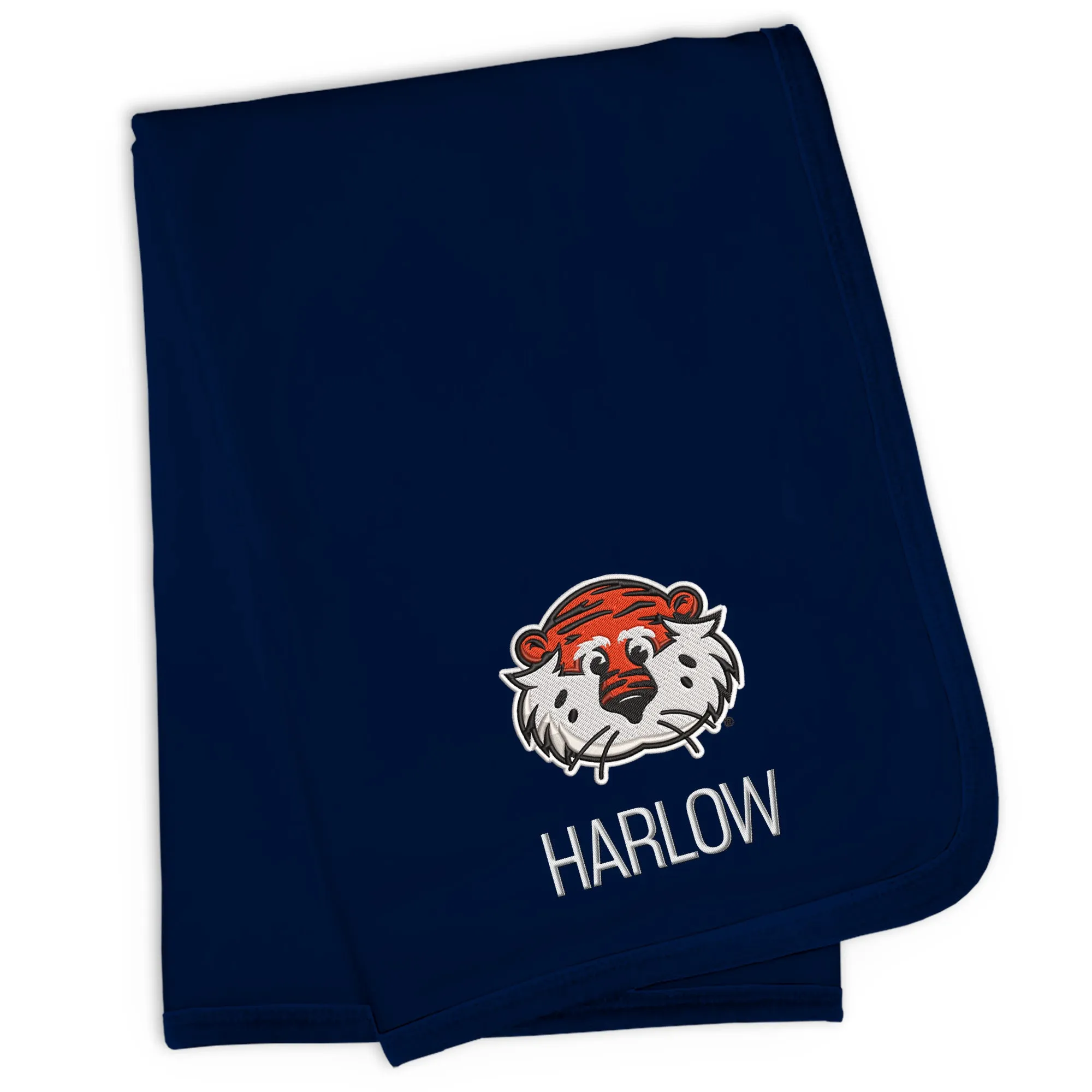 Personalized Auburn Tigers Aubie Blanket