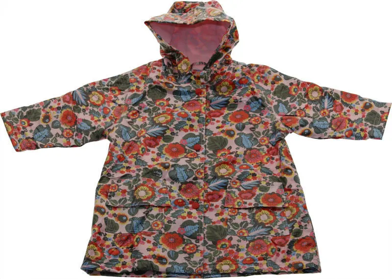 Pluie Pluie Girls RC - Multi Floral Rain Coat