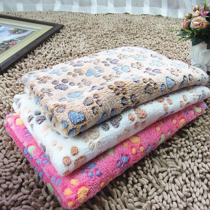 Puppy Blanket Pet Cushion Small Dog Cat Bed Soft Warm Sleep Mat