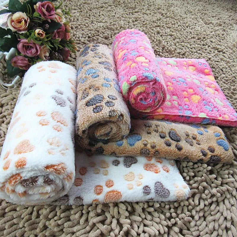 Puppy Blanket Pet Cushion Small Dog Cat Bed Soft Warm Sleep Mat