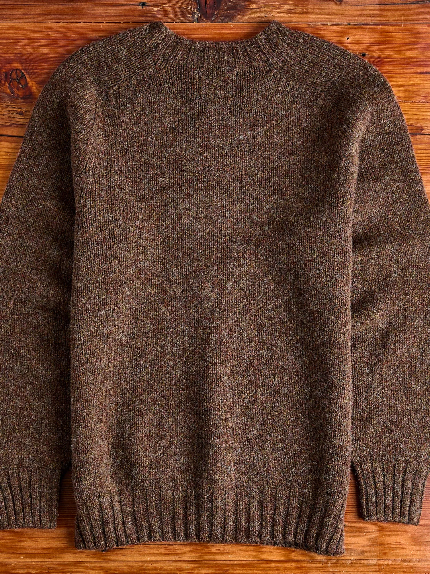 "Boxy Space Knit" Wool Sweater in Spark