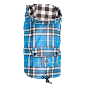 Raincoat | Bias Plaid Blue