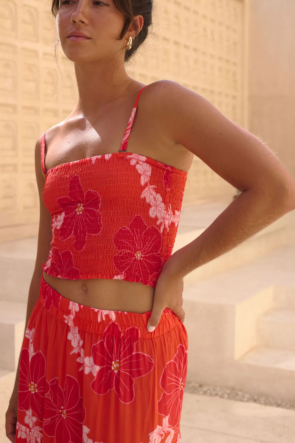 Rumi Bandeau in Lei Pua (Retro Orange)