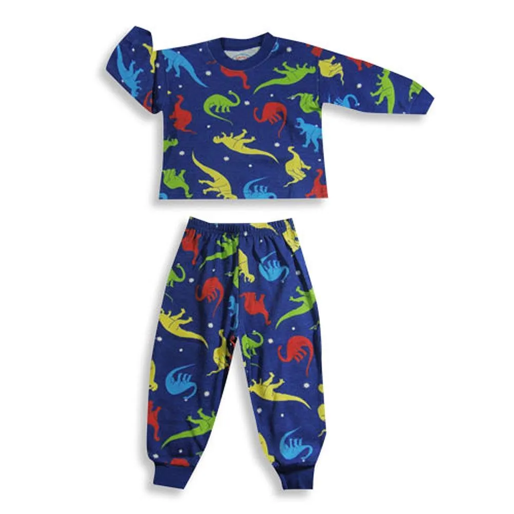 Sara's Prints - Baby Boys Long Sleeve Pajamas, Blue, Multi 15332-12Months