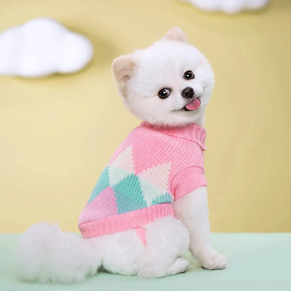 Snug Style: Pet Knitted Sweater for Small Dogs - Universal Pullover for Chihuahuas and Puppies, Ensuring Cozy Warmth and Chic Comfort