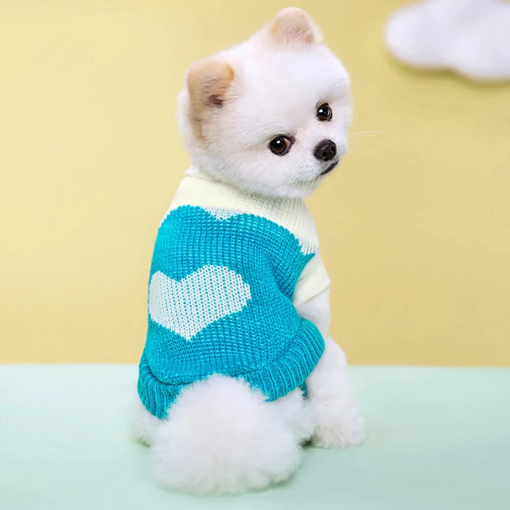 Snug Style: Pet Knitted Sweater for Small Dogs - Universal Pullover for Chihuahuas and Puppies, Ensuring Cozy Warmth and Chic Comfort