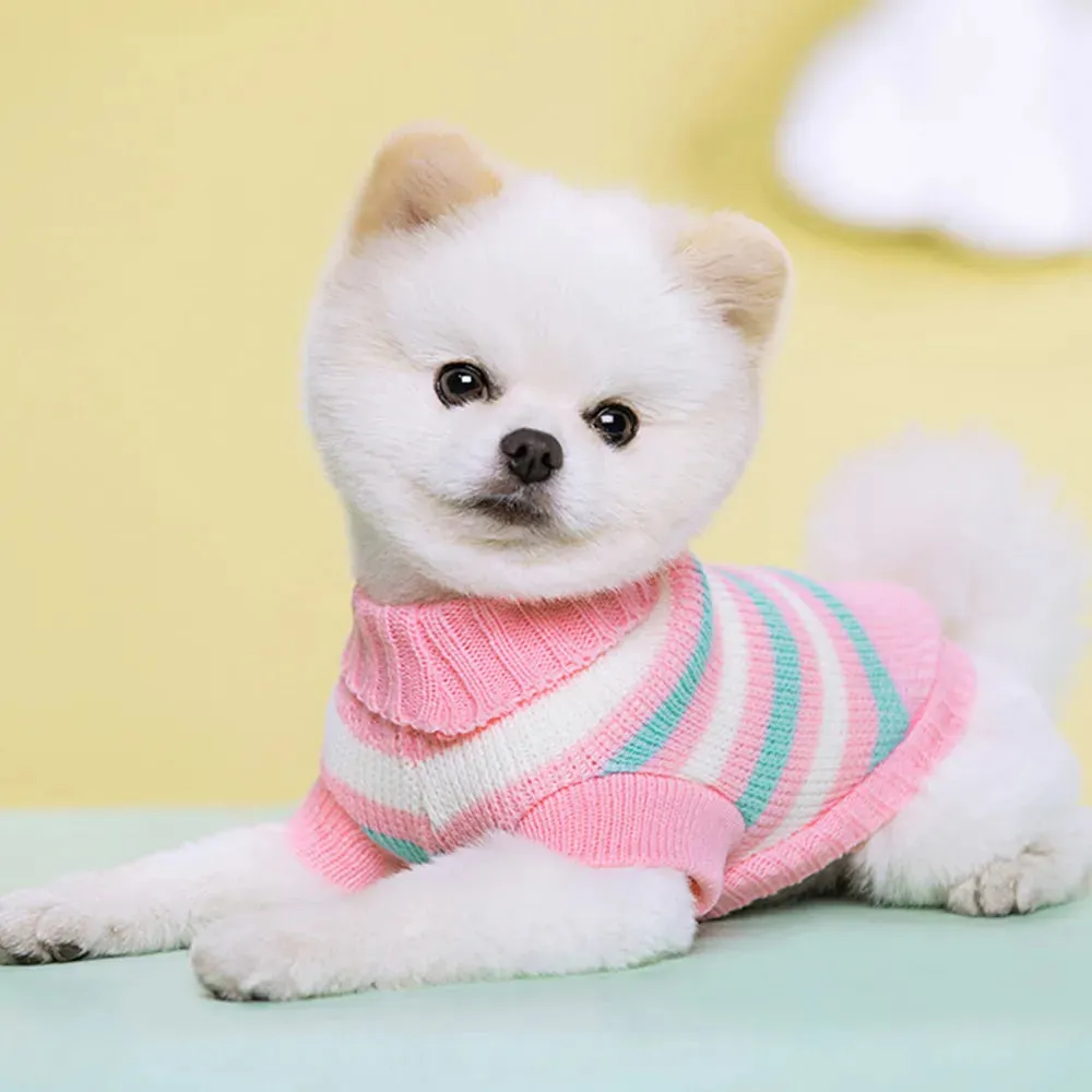 Snug Style: Pet Knitted Sweater for Small Dogs - Universal Pullover for Chihuahuas and Puppies, Ensuring Cozy Warmth and Chic Comfort