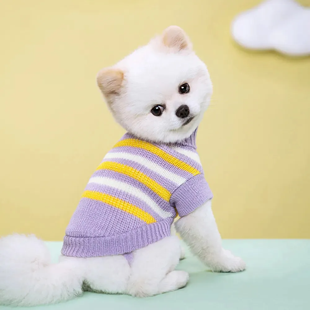 Snug Style: Pet Knitted Sweater for Small Dogs - Universal Pullover for Chihuahuas and Puppies, Ensuring Cozy Warmth and Chic Comfort