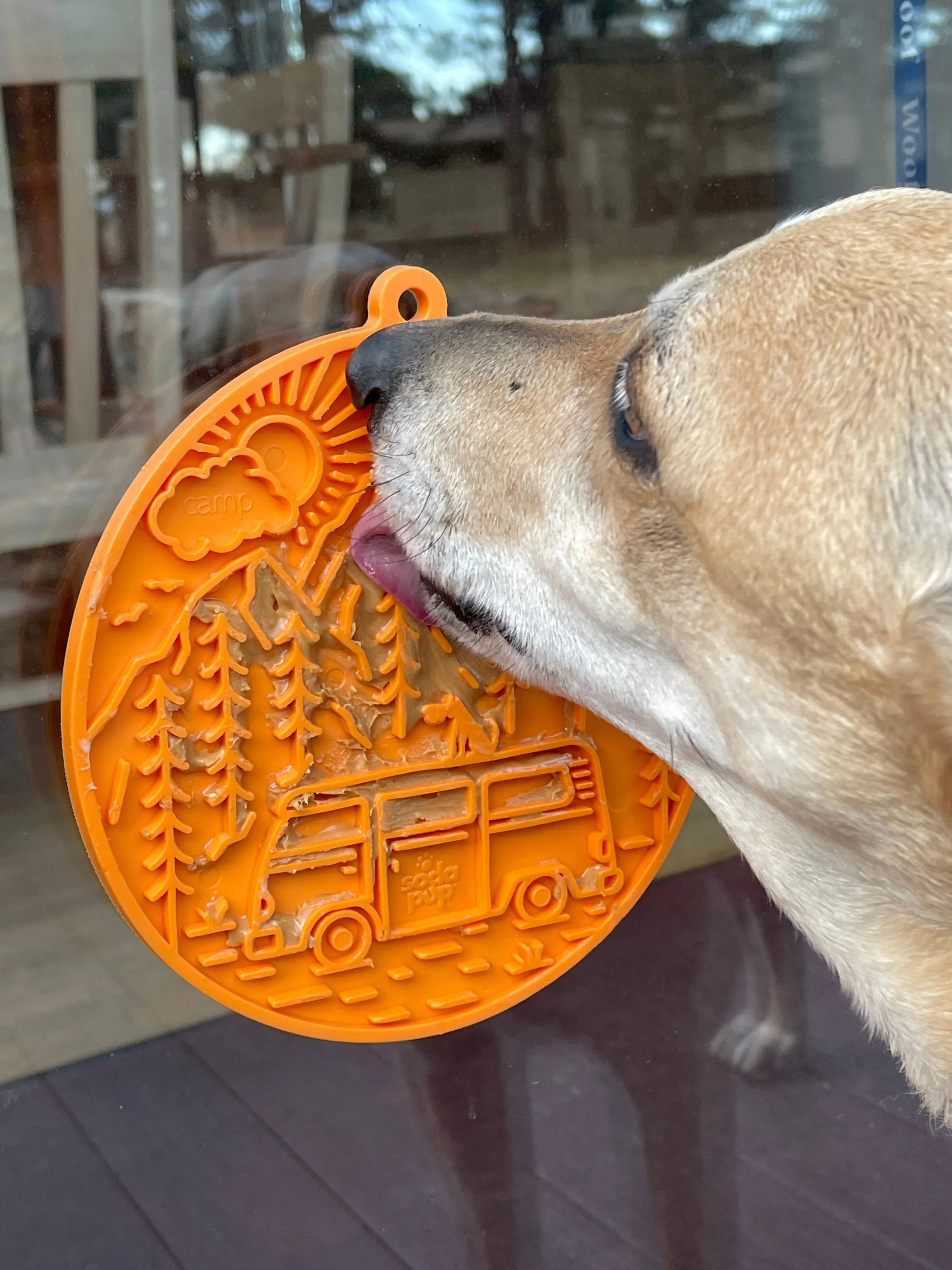 SodaPup Enrichment Lick Mat With Suction Cups - Camp